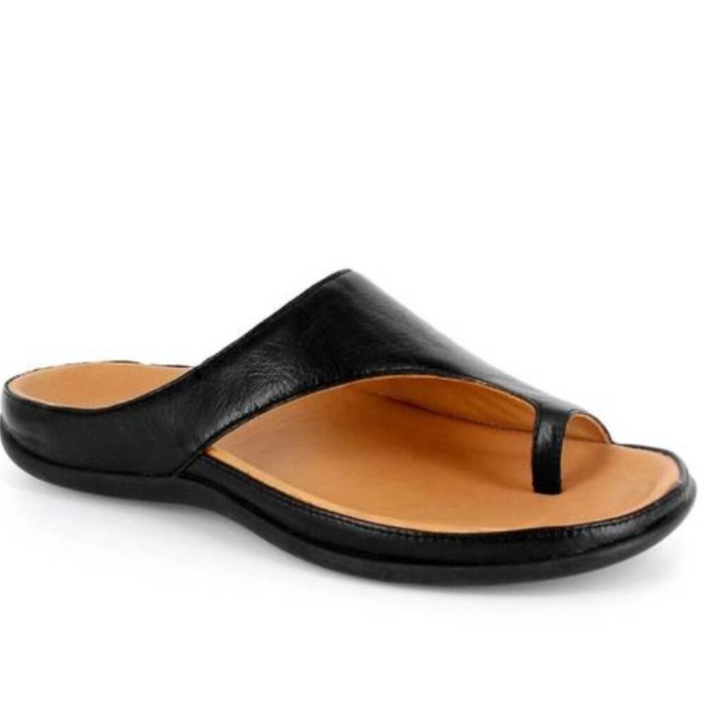 New - Strive Capri II Sandals - Black Leather